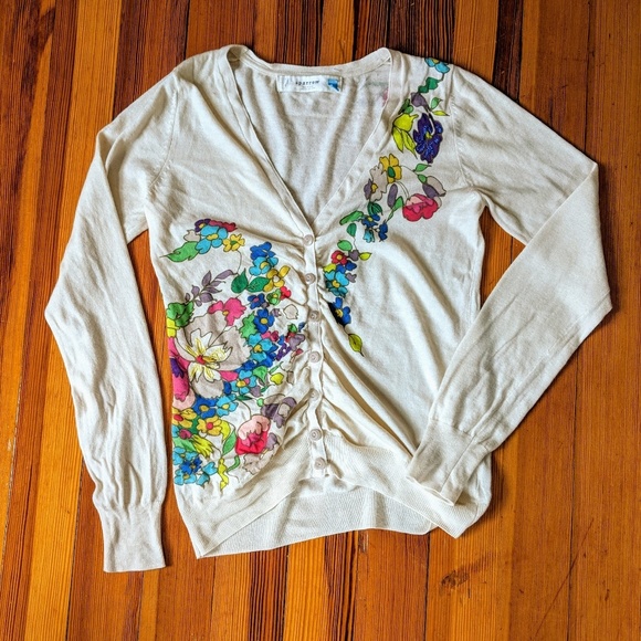 Anthropologie Sparrow Tempting Trellis Cardigan - Picture 2 of 4
